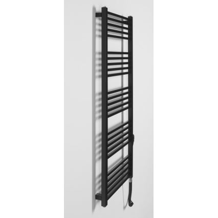 Sapho - Elektrisk håndklædetørrer METRO-E 500W 134x50 cm mat sort