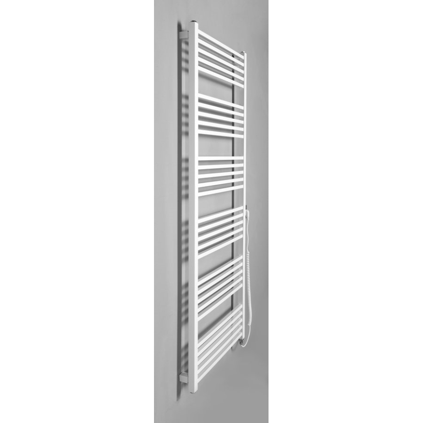 Sapho - Elektrisk håndklædetørrer METRO-E 800W/230V 60x162 cm hvid