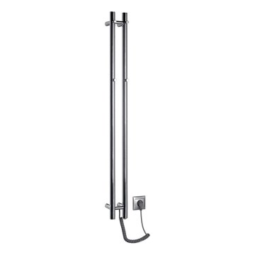 Sapho - Elektrisk håndklædetørrer PAPINADO 40W 120x11 cm blank krom