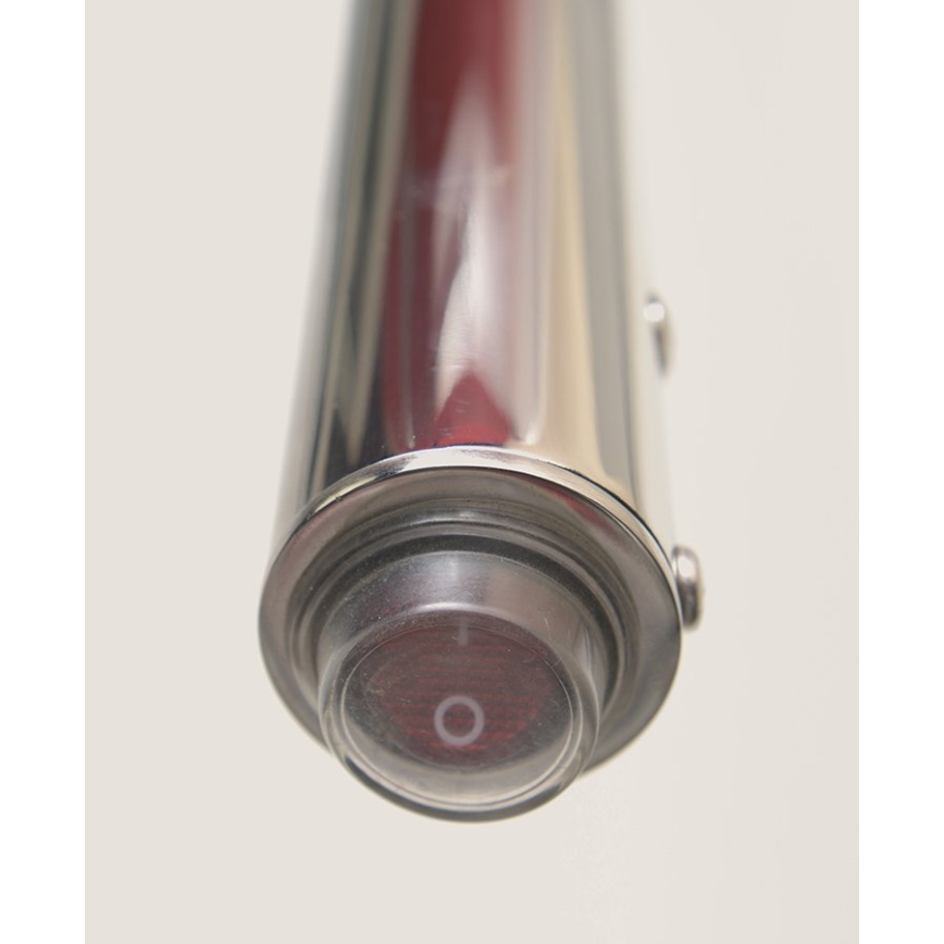 Sapho - Elektrisk håndklædetørrer PASADOR 30W 150x15 cm mat sort