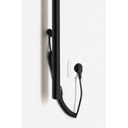 Sapho - Elektrisk håndklædetørrer PASADOR 30W 150x15 cm mat sort