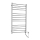 Sapho - Elektrisk håndklædetørrer REDONDO 130 W 116 x 63 cm blank krom