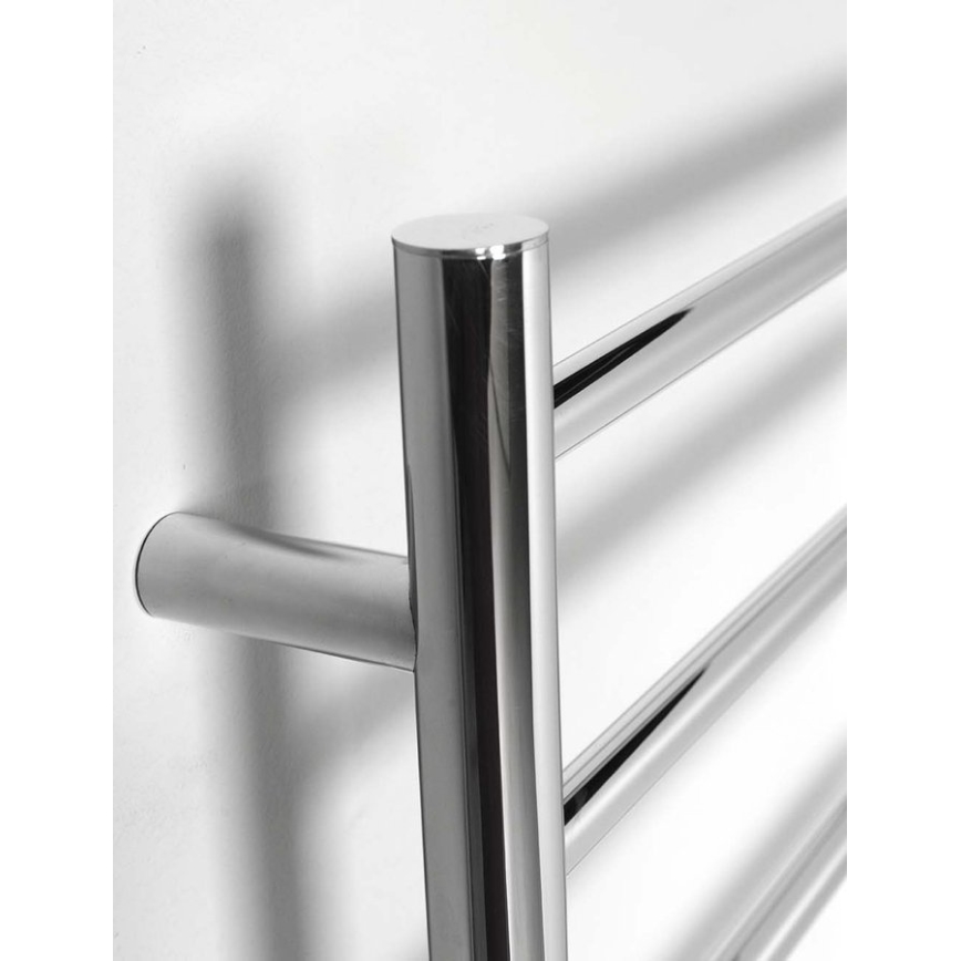 Sapho - Elektrisk håndklædetørrer REDONDO 130 W 116 x 63 cm blank krom