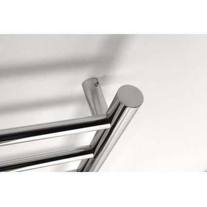 Sapho - Elektrisk håndklædetørrer REDONDO 130 W 116 x 63 cm blank krom