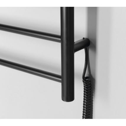 Sapho - Elektrisk håndklædetørrer REDONDO 75W/230V 50x90 cm mat sort