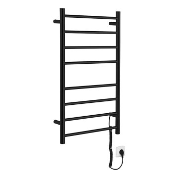 Sapho - Elektrisk håndklædetørrer REDONDO 75W 90x50 cm mat sort