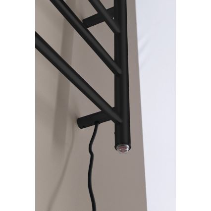 Sapho - Elektrisk håndklædetørrer REDONDO 75W 90x50 cm mat sort