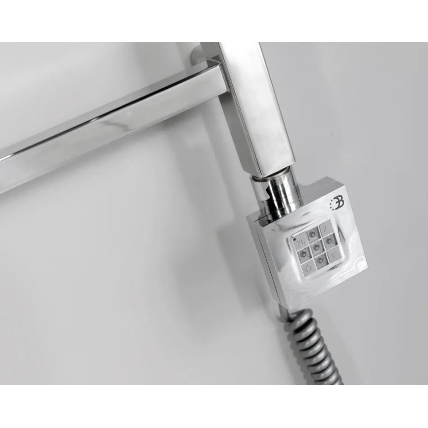 Sapho - Elpatron med termostat KTX 400W, poleret krom