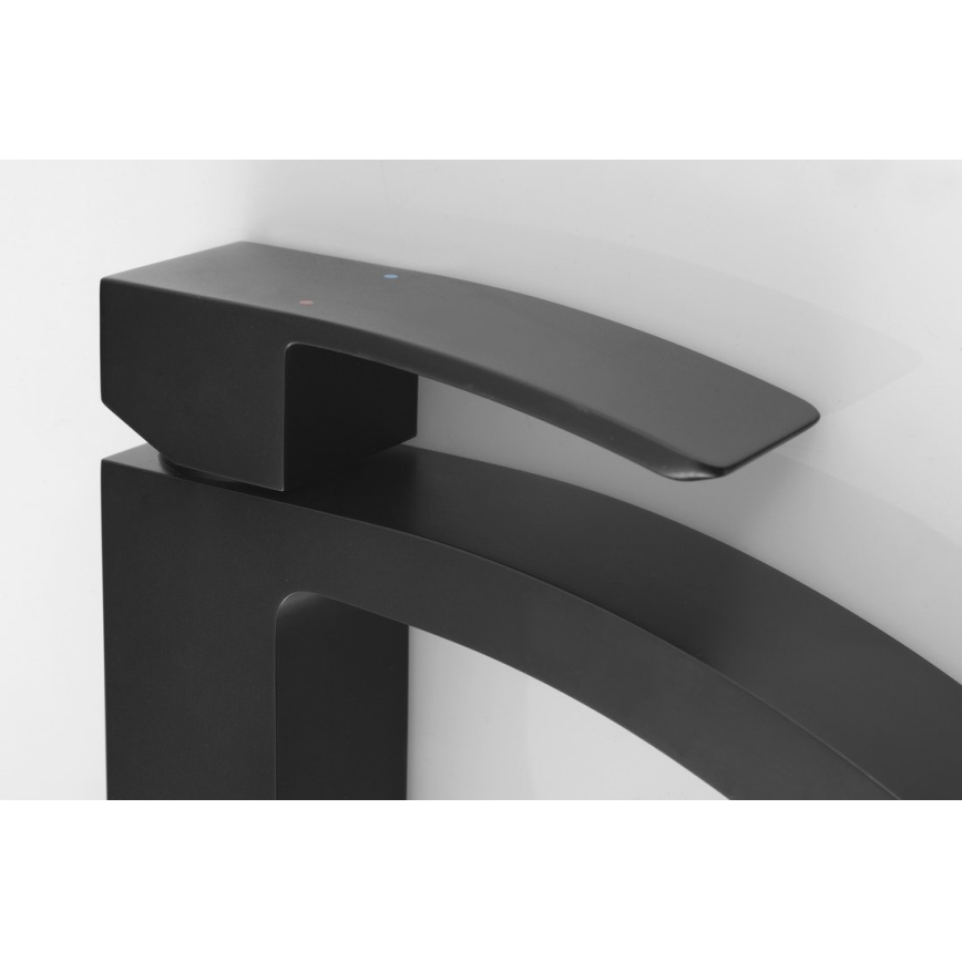 Sapho - GINKO håndvaskarmatur 15,6 cm mat sort