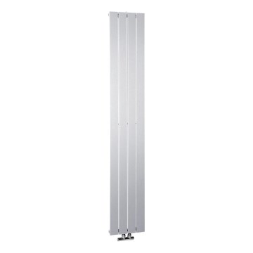 Sapho - Håndklædetørrer COLONNA 614W/230V 29x180 cm sølv