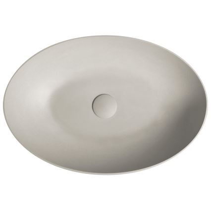 Sapho - Håndvask til bordplade FORMIGO 60x40 cm beton/beige