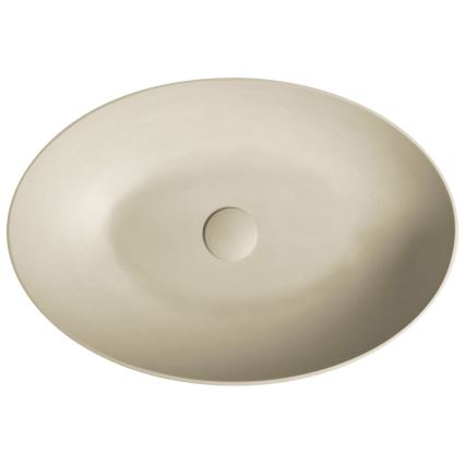 Sapho - Håndvask til bordplade FORMIGO 60x40 cm beton/beige