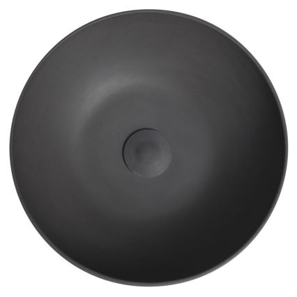 Sapho - Håndvask til bordplade FORMIGO Ø 39 cm beton/antracit