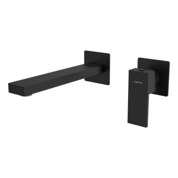 Sapho - Håndvaskarmatur til skjult installation CUBEMIX mat sort