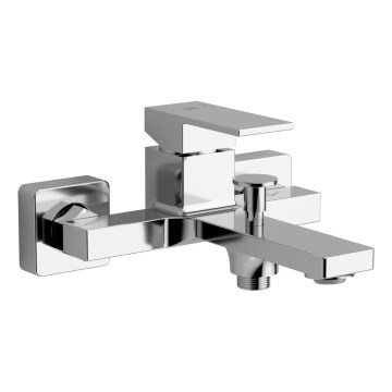 Sapho - Hane til badekar CUBEMIX skinnende krom