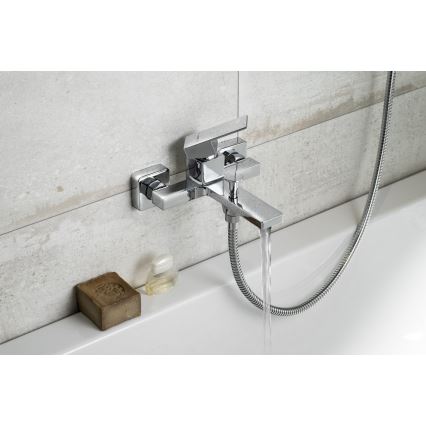 Sapho - Hane til badekar CUBEMIX skinnende krom