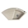 Sapho - Hjørne-køkkenvask i granit, 114 x 57,5 cm, beige
