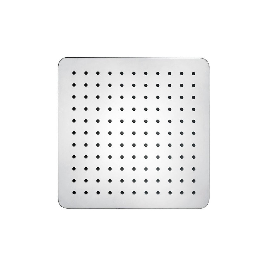 Sapho - Hovedbruser SLIM 25x25 cm poleret rustfri