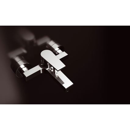 Sapho - KAI badekarbatteri i poleret krom