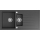 Sapho - Køkkenvask 100x50 cm granit/sort