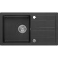 Sapho - Køkkenvask 77x44 cm granit/sort
