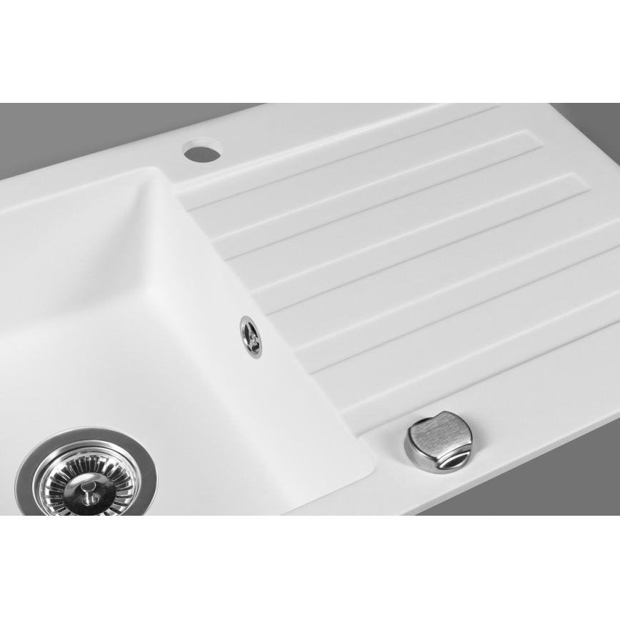 Sapho - Køkkenvask 78x44 cm granit/hvid