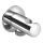 Sapho - Rund bruseholder m. outlet/skinnende krom