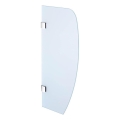 Sapho - Skillevæg til urinaler 40x80 cm i matteret glas