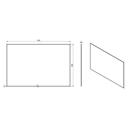 Sapho - Spejl ACCORD 120x80 cm