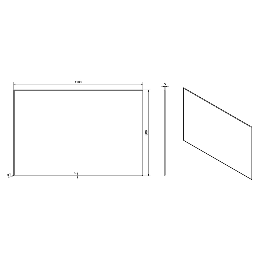 Sapho - Spejl ACCORD 120x80 cm