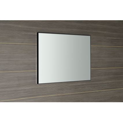Sapho - Spejl i ramme AROWANA 60x80 cm mat sort