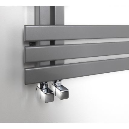 Sapho - Tilslutningssæt til hjørneventiler CUBE 2 stk blank krom