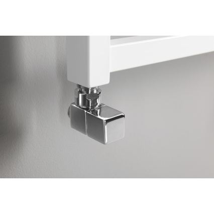 Sapho - Tilslutningssæt til hjørneventiler CUBE 2 stk blank krom