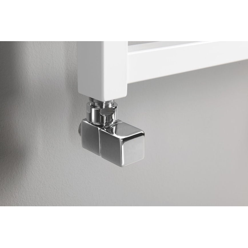 Sapho - Tilslutningssæt til hjørneventiler CUBE 2 stk blank krom