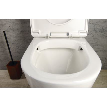 Sapho - TURKU kombineret WC, bund-/bagudafløb, keramik, hvid