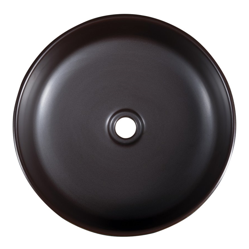 Sapho - Vask til bordplade PRIORI Ø 41 cm brun/blå