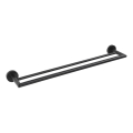 Sapho - Væghængt håndklædeholder X-ROUND 12x65,5 cm, sort
