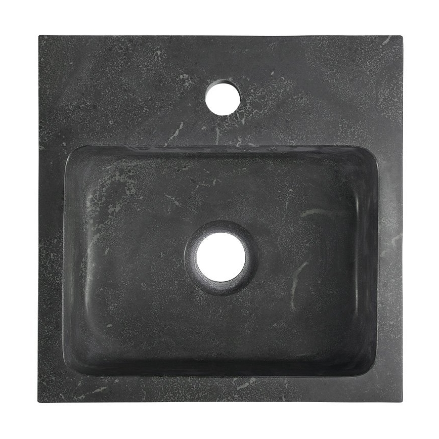 Sapho - Væghængt håndvask BLOK 30 x 30 cm antracit