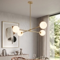 SARIUS loftlampe på stang 4xG9/6W/230V, guld