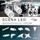 SCENA-ledning ZL150 til skinne SCENA TS 1,5 m hvid