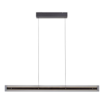 Schöner Wohnen 11316-18 - Dæmpbar LED-pendel på kabel LENA LED/32W/230V 105 cm sort