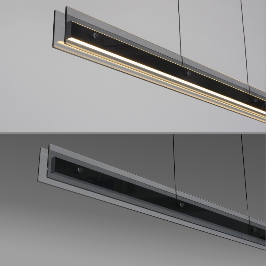 Schöner Wohnen 11316-18 - Dæmpbar LED-pendel på kabel LENA LED/32W/230V 105 cm sort