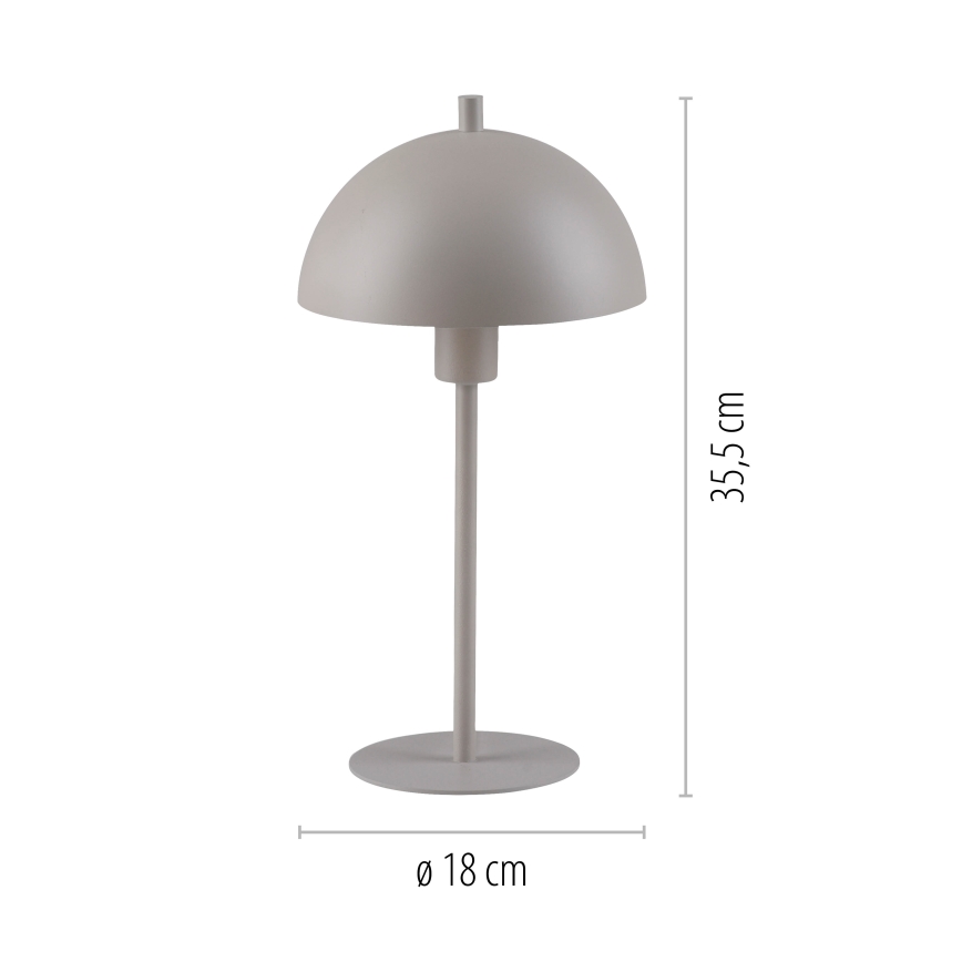 Schöner Wohnen 11726-39 - Bordlampe ALI 1xE14/15W/230V grå