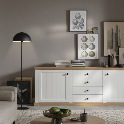 Schöner Wohnen 11727-18 - Gulvlampe ALI 1xE27/25W/230V sort