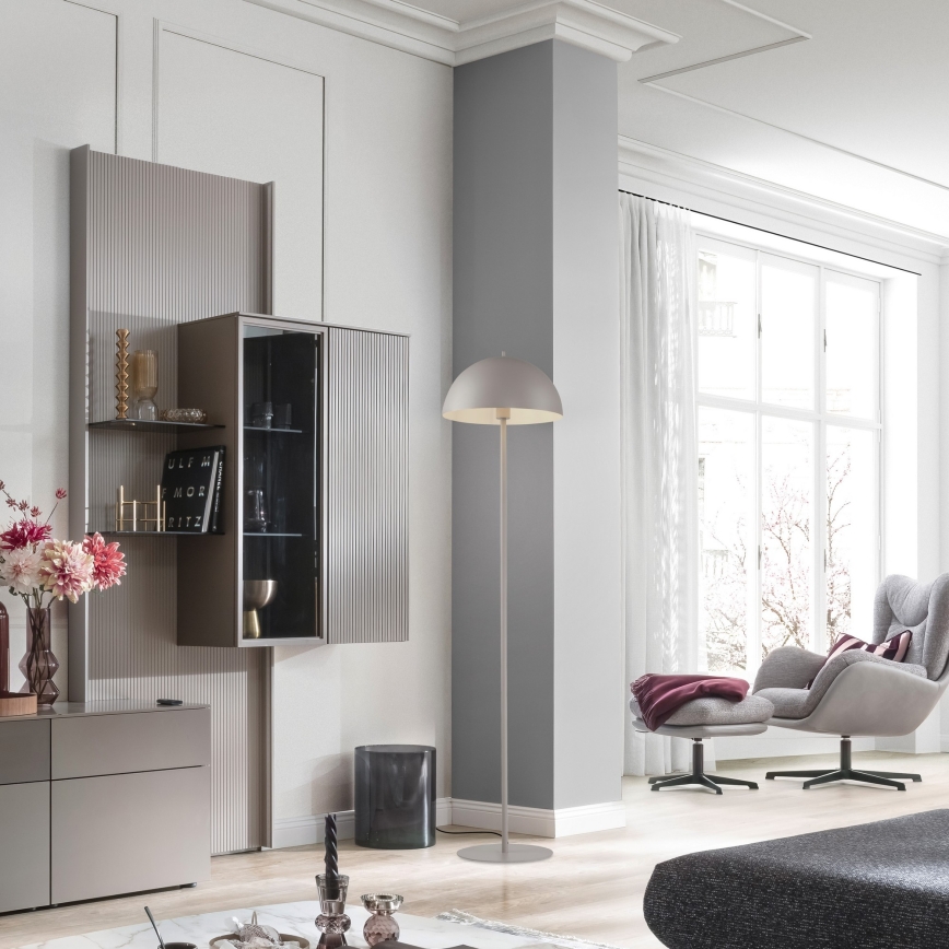 Schöner Wohnen 11727-39 - ALI gulvlampe 1xE27/25W/230V, grå