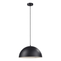 Schöner Wohnen 11728-18 - Pendel med kabel ALI 1xE27/25W/230V Ø 38 cm sort