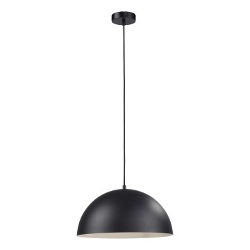 Schöner Wohnen 11728-18 - Pendel med kabel ALI 1xE27/25W/230V Ø 38 cm sort