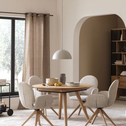 Schöner Wohnen 11728-39 - ALI kabelpendel, 1xE27/25W/230V, Ø 38 cm, grå