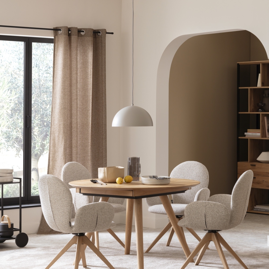 Schöner Wohnen 11728-39 - ALI kabelpendel, 1xE27/25W/230V, Ø 38 cm, grå