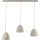 Schöner Wohnen 12541-42 - Pendel med kabel TRAVENTA 3xE27/40W/230V beton